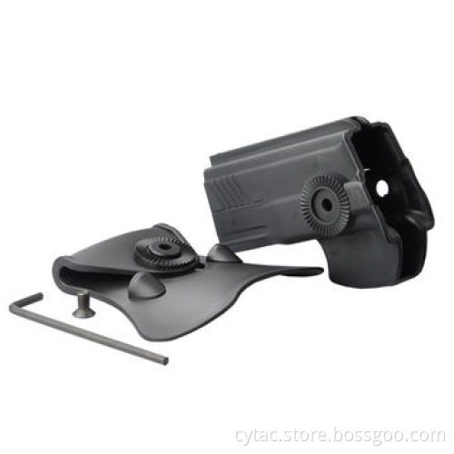 Tactical Black Polymer Pistol Holster for Taurus PT800